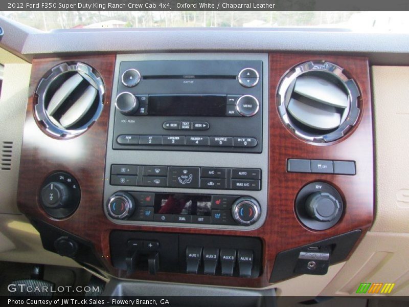 Oxford White / Chaparral Leather 2012 Ford F350 Super Duty King Ranch Crew Cab 4x4