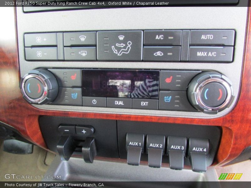 Oxford White / Chaparral Leather 2012 Ford F350 Super Duty King Ranch Crew Cab 4x4