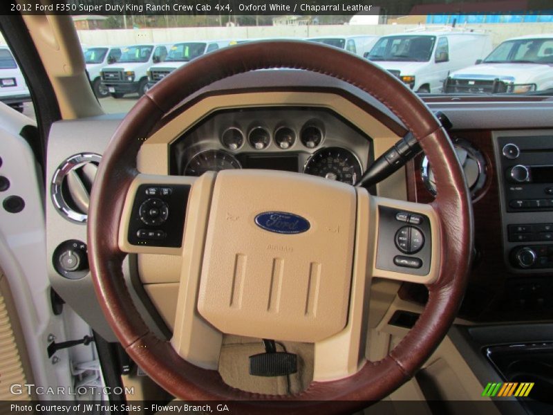 Oxford White / Chaparral Leather 2012 Ford F350 Super Duty King Ranch Crew Cab 4x4