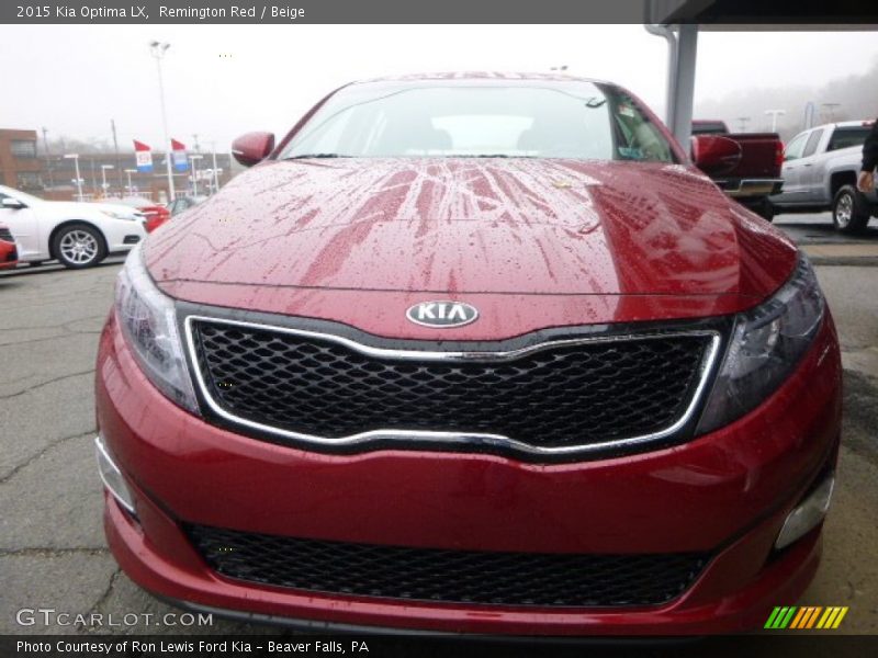  2015 Optima LX Remington Red