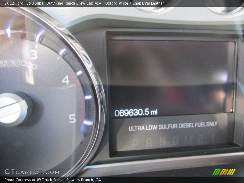 Oxford White / Chaparral Leather 2012 Ford F350 Super Duty King Ranch Crew Cab 4x4