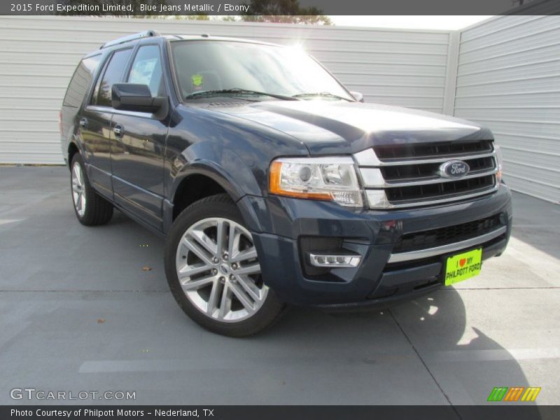 Blue Jeans Metallic / Ebony 2015 Ford Expedition Limited