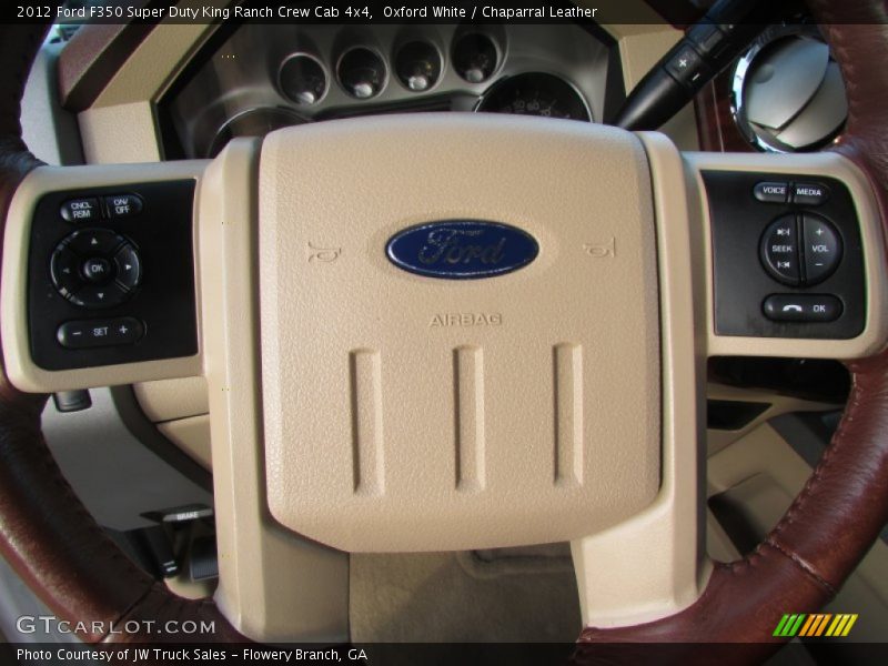 Oxford White / Chaparral Leather 2012 Ford F350 Super Duty King Ranch Crew Cab 4x4