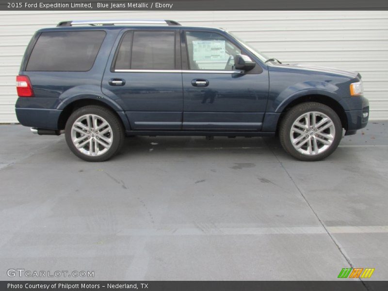 Blue Jeans Metallic / Ebony 2015 Ford Expedition Limited