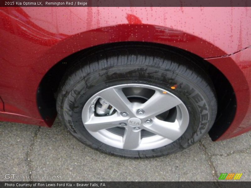 Remington Red / Beige 2015 Kia Optima LX