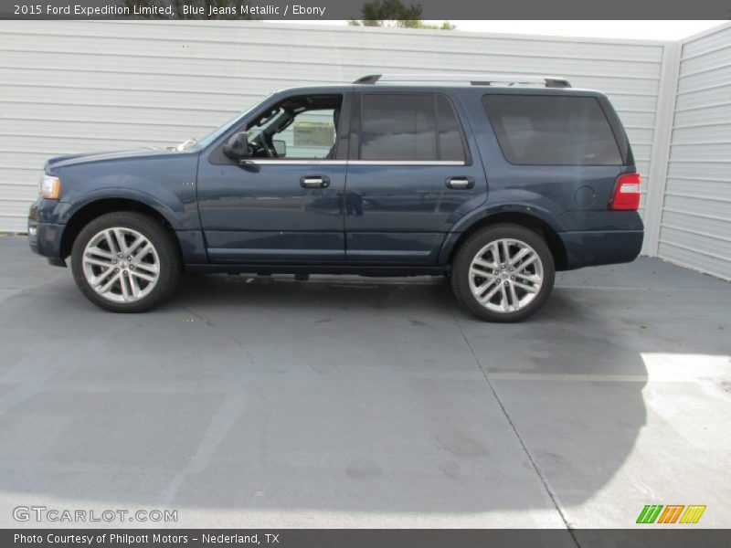 Blue Jeans Metallic / Ebony 2015 Ford Expedition Limited