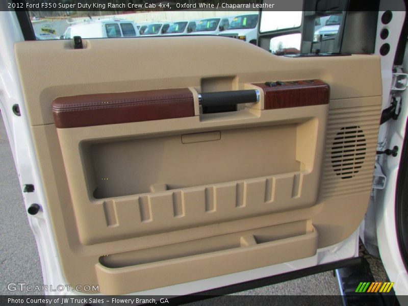 Oxford White / Chaparral Leather 2012 Ford F350 Super Duty King Ranch Crew Cab 4x4