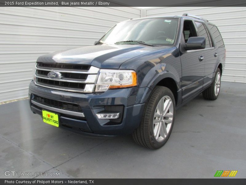 Blue Jeans Metallic / Ebony 2015 Ford Expedition Limited