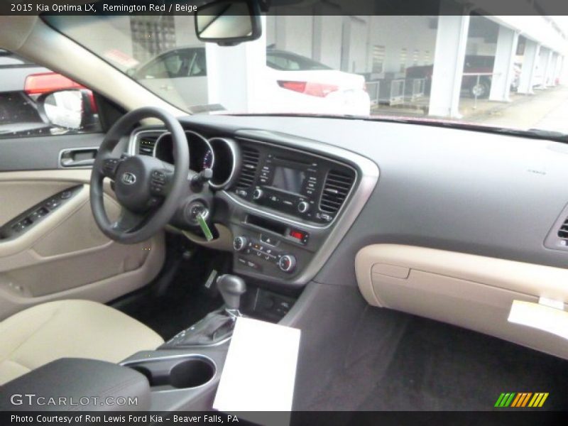 Remington Red / Beige 2015 Kia Optima LX