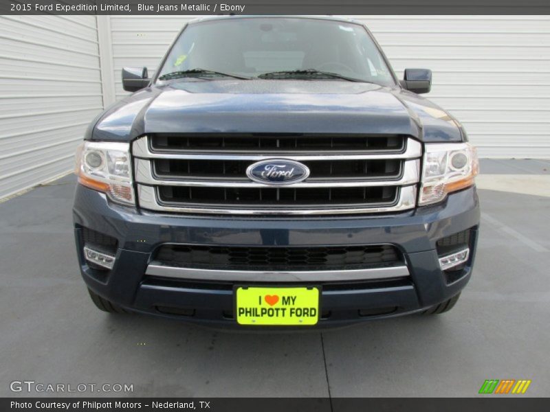 Blue Jeans Metallic / Ebony 2015 Ford Expedition Limited