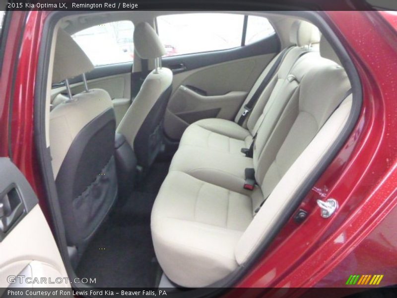 Remington Red / Beige 2015 Kia Optima LX