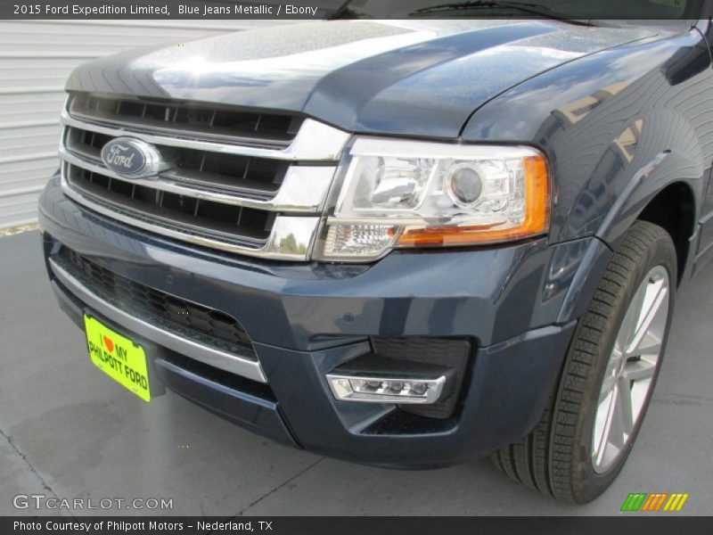 Blue Jeans Metallic / Ebony 2015 Ford Expedition Limited