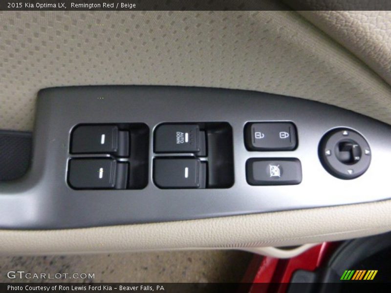 Remington Red / Beige 2015 Kia Optima LX