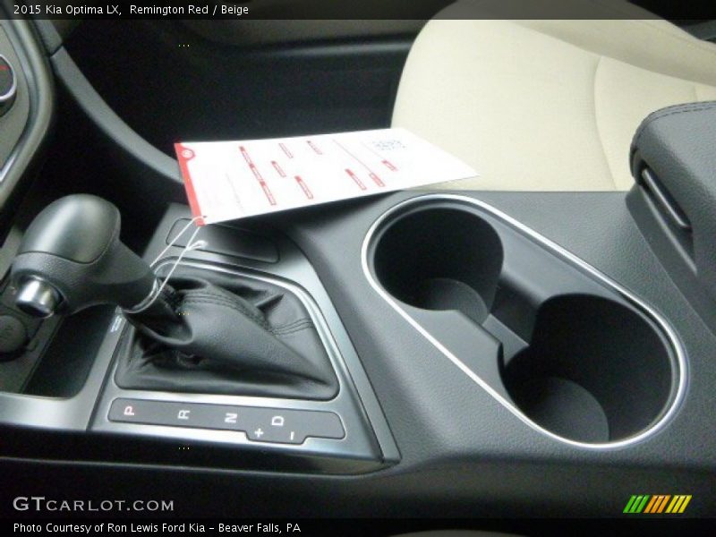 Remington Red / Beige 2015 Kia Optima LX