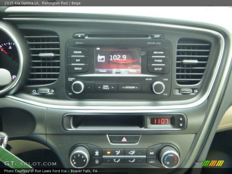 Remington Red / Beige 2015 Kia Optima LX