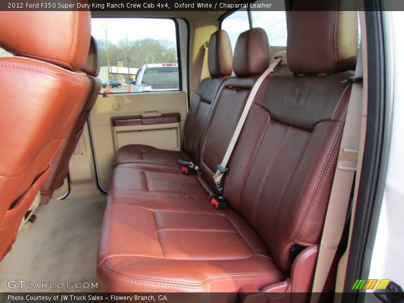 Oxford White / Chaparral Leather 2012 Ford F350 Super Duty King Ranch Crew Cab 4x4