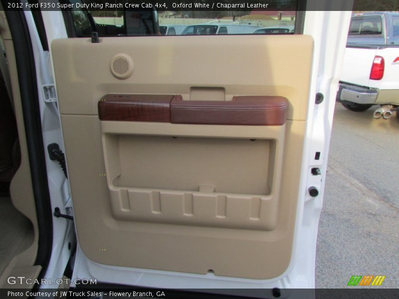 Oxford White / Chaparral Leather 2012 Ford F350 Super Duty King Ranch Crew Cab 4x4