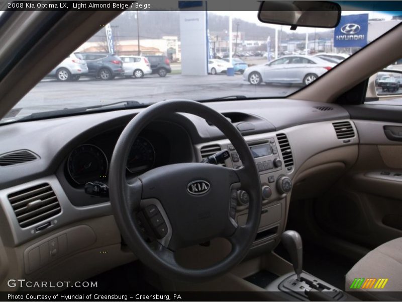 Light Almond Beige / Beige 2008 Kia Optima LX