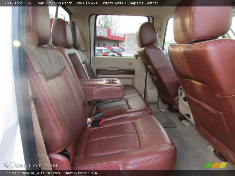 Oxford White / Chaparral Leather 2012 Ford F350 Super Duty King Ranch Crew Cab 4x4