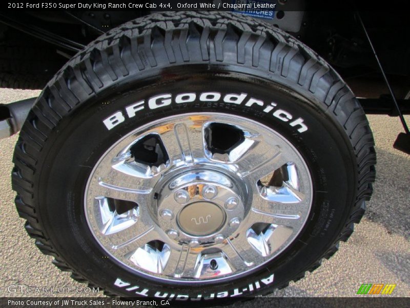 Oxford White / Chaparral Leather 2012 Ford F350 Super Duty King Ranch Crew Cab 4x4