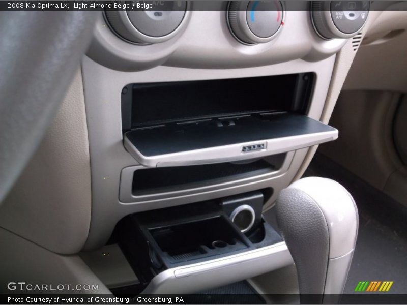 Light Almond Beige / Beige 2008 Kia Optima LX