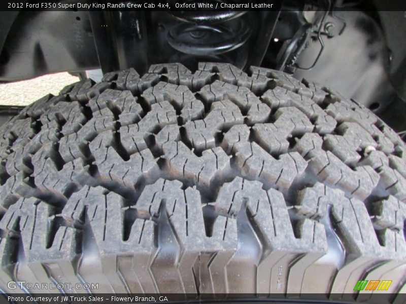 Oxford White / Chaparral Leather 2012 Ford F350 Super Duty King Ranch Crew Cab 4x4
