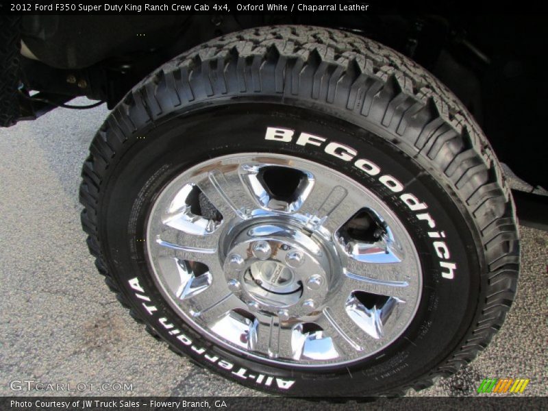 Oxford White / Chaparral Leather 2012 Ford F350 Super Duty King Ranch Crew Cab 4x4