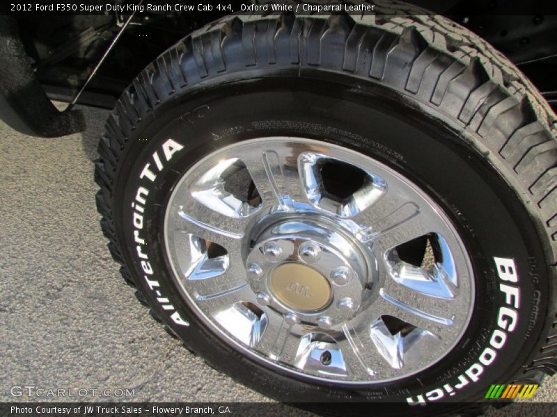 Oxford White / Chaparral Leather 2012 Ford F350 Super Duty King Ranch Crew Cab 4x4