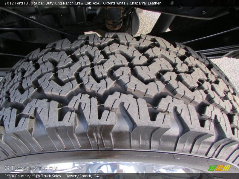 Oxford White / Chaparral Leather 2012 Ford F350 Super Duty King Ranch Crew Cab 4x4