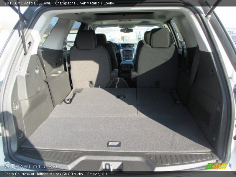 Champagne Silver Metallic / Ebony 2015 GMC Acadia SLE AWD