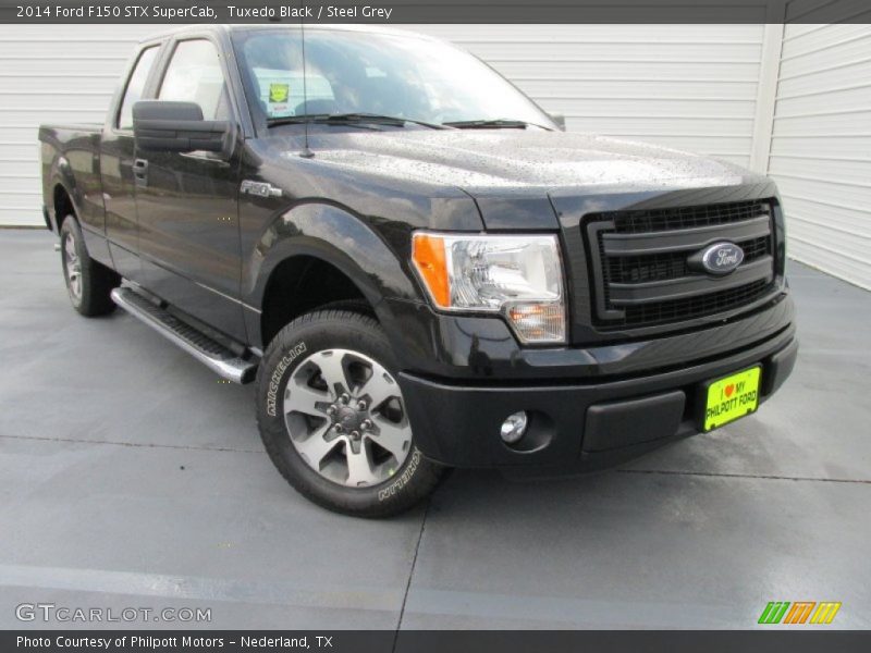 Tuxedo Black / Steel Grey 2014 Ford F150 STX SuperCab