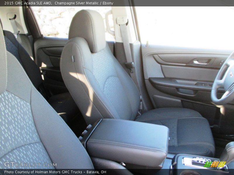 Champagne Silver Metallic / Ebony 2015 GMC Acadia SLE AWD