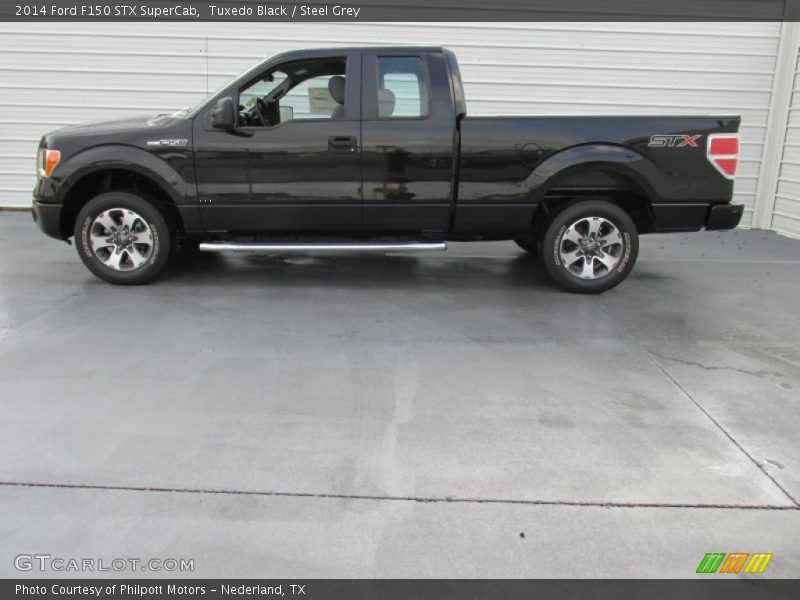 Tuxedo Black / Steel Grey 2014 Ford F150 STX SuperCab