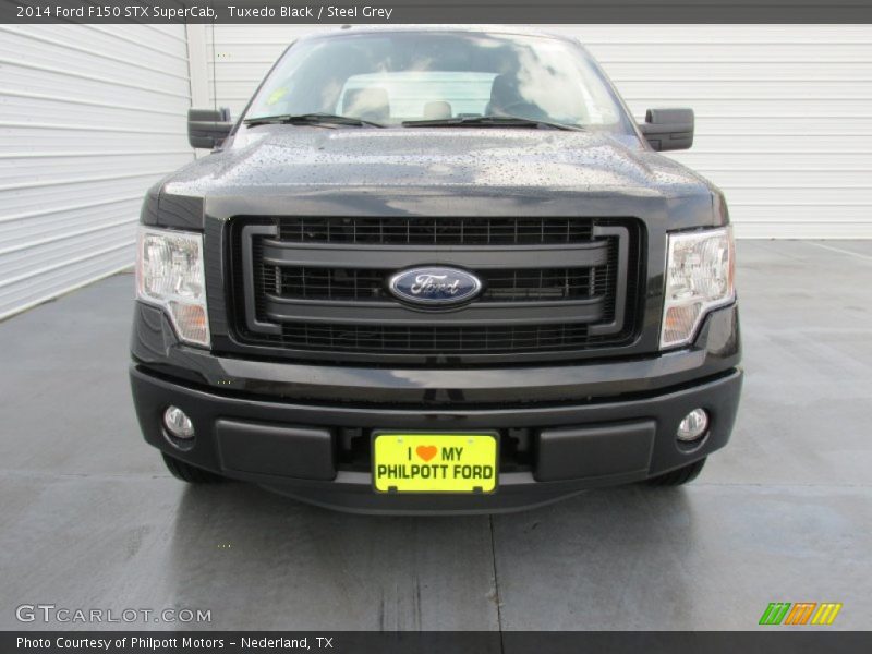 Tuxedo Black / Steel Grey 2014 Ford F150 STX SuperCab