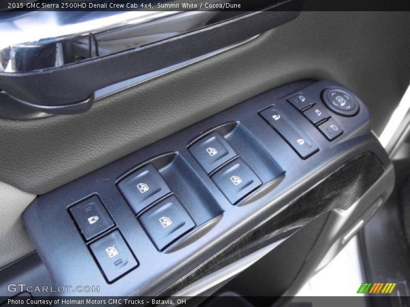 Summit White / Cocoa/Dune 2015 GMC Sierra 2500HD Denali Crew Cab 4x4