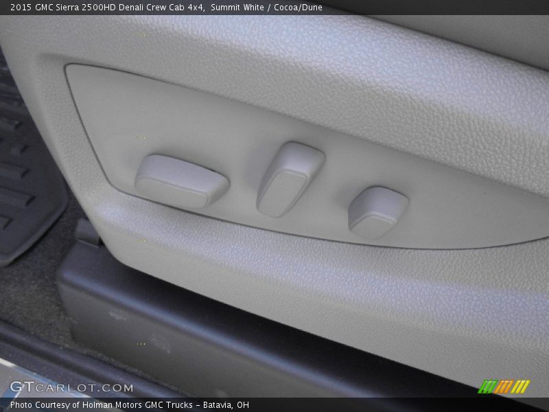 Summit White / Cocoa/Dune 2015 GMC Sierra 2500HD Denali Crew Cab 4x4