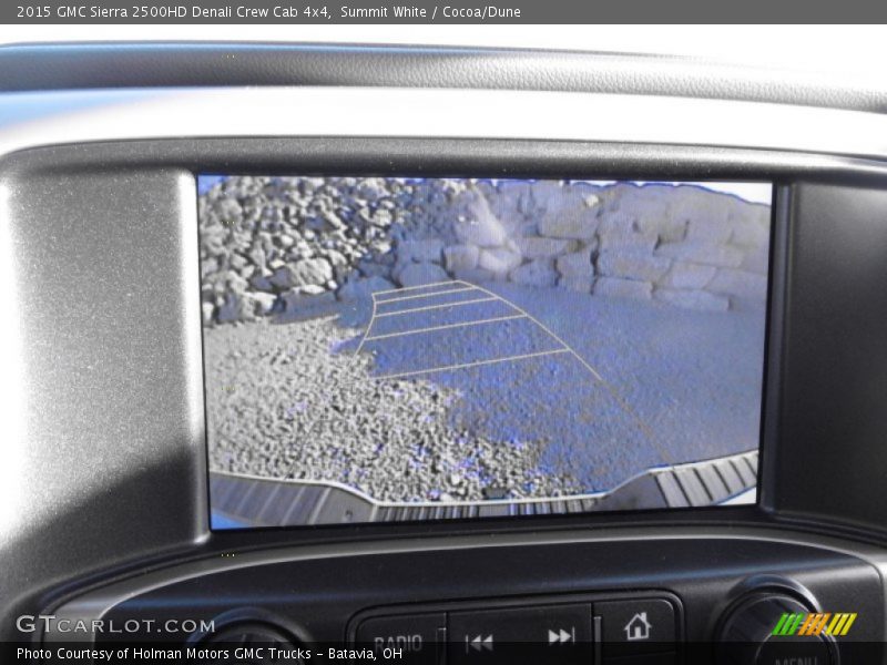 Summit White / Cocoa/Dune 2015 GMC Sierra 2500HD Denali Crew Cab 4x4