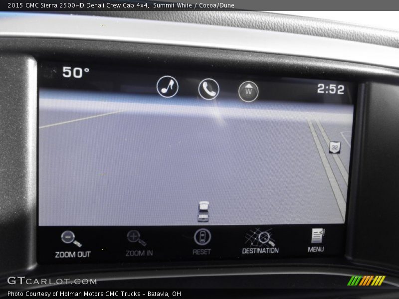 Summit White / Cocoa/Dune 2015 GMC Sierra 2500HD Denali Crew Cab 4x4