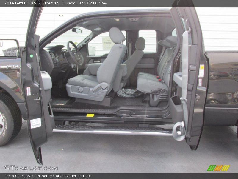 Tuxedo Black / Steel Grey 2014 Ford F150 STX SuperCab
