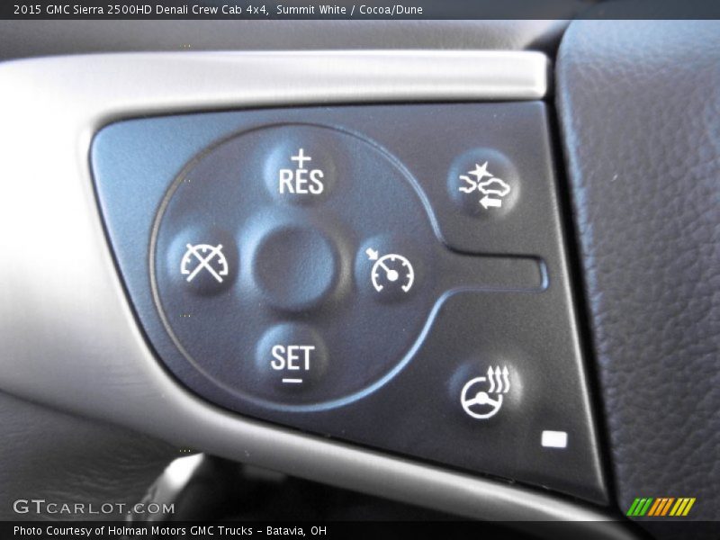 Summit White / Cocoa/Dune 2015 GMC Sierra 2500HD Denali Crew Cab 4x4