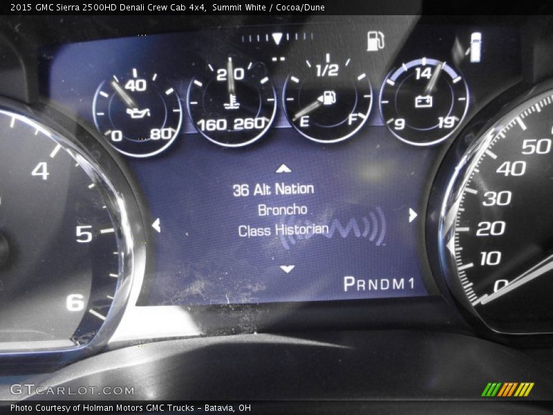 Summit White / Cocoa/Dune 2015 GMC Sierra 2500HD Denali Crew Cab 4x4