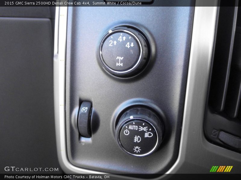 Controls of 2015 Sierra 2500HD Denali Crew Cab 4x4