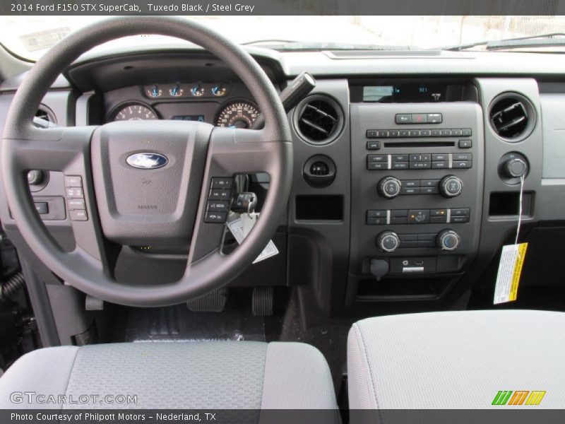 Tuxedo Black / Steel Grey 2014 Ford F150 STX SuperCab