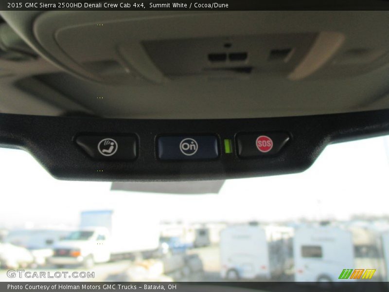 Summit White / Cocoa/Dune 2015 GMC Sierra 2500HD Denali Crew Cab 4x4