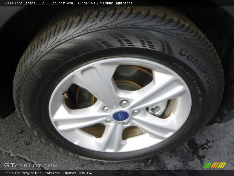 Ginger Ale / Medium Light Stone 2014 Ford Escape SE 2.0L EcoBoost 4WD