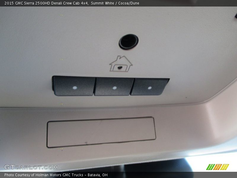 Summit White / Cocoa/Dune 2015 GMC Sierra 2500HD Denali Crew Cab 4x4