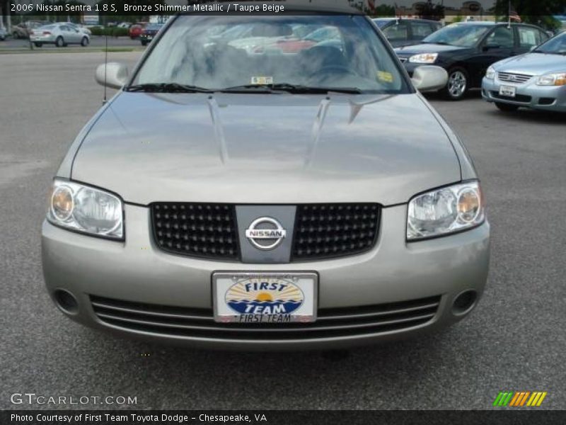 Bronze Shimmer Metallic / Taupe Beige 2006 Nissan Sentra 1.8 S
