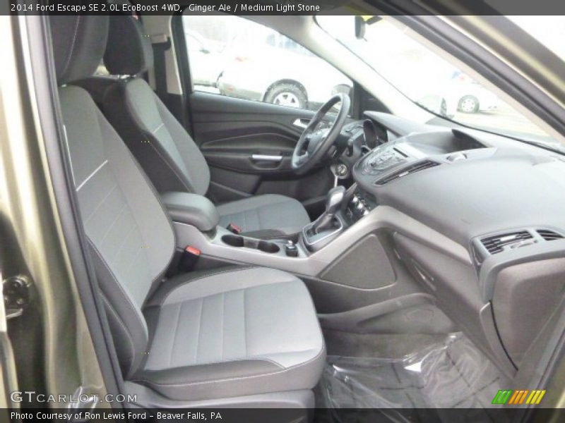 Ginger Ale / Medium Light Stone 2014 Ford Escape SE 2.0L EcoBoost 4WD