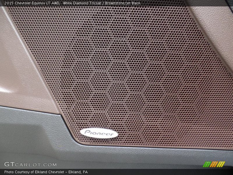White Diamond Tricoat / Brownstone/Jet Black 2015 Chevrolet Equinox LT AWD