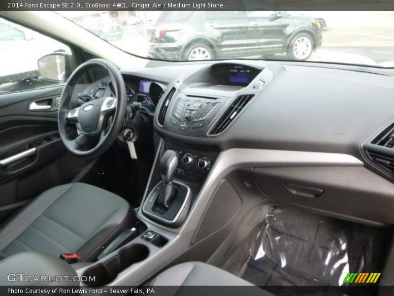 Ginger Ale / Medium Light Stone 2014 Ford Escape SE 2.0L EcoBoost 4WD